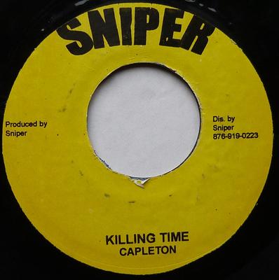 7-дюймовая пластинка CAPLETON - Killing Time none Sniper Ямайка Регги, Ска и Даб Б/У