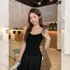 2026 Summer Black Slim Camisole: Sweet & Spicy, Collarbone-Exposing Women's Top
