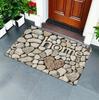 Коврик для пола в стиле ретро с каменным узором Золотой коврик для входной двери Домашний приветственный коврик Двери во внутренний двор и ковры для зон у входов