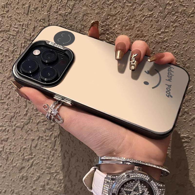 Happy smiley face phone case for iPhone 18 Pro Max, new colorful design, premium look for iPhone 14 Pro, 13 colors.