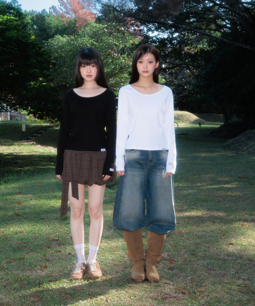 ROSEFRANTZ Essential Rose Label Long Sleeve [Ivory]