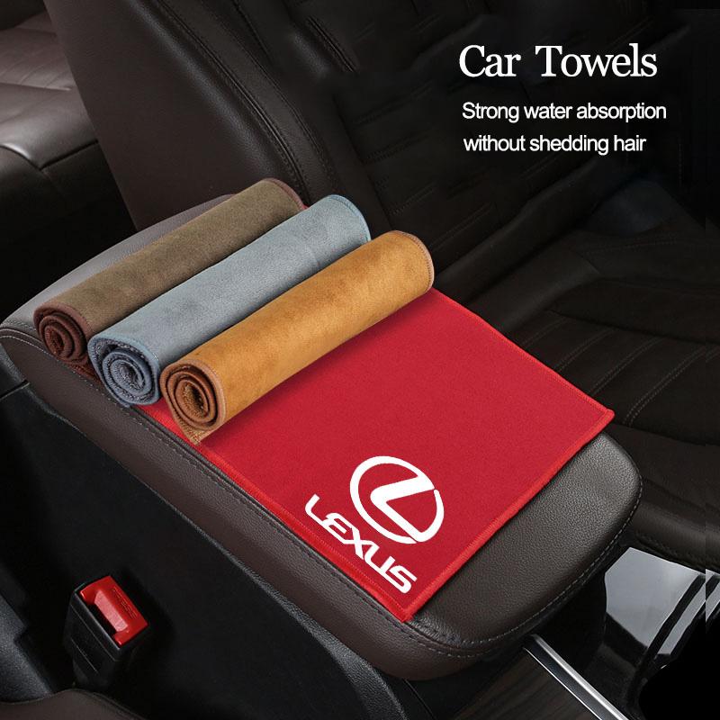 For Lexus RX330 IS250 Ct200h ES300h RX350 IS300h NX300h RX400h UX Car Car Microfiber Wash Towel Car Care Cleaning Tools