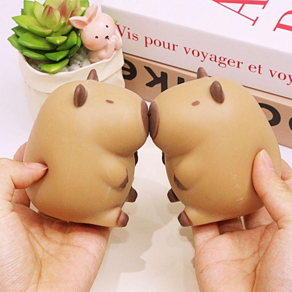 TPR Capybara Squeeze Toy Коричневые декомпрессионные игрушки Подарочные сжимаемые игрушки для взрослых