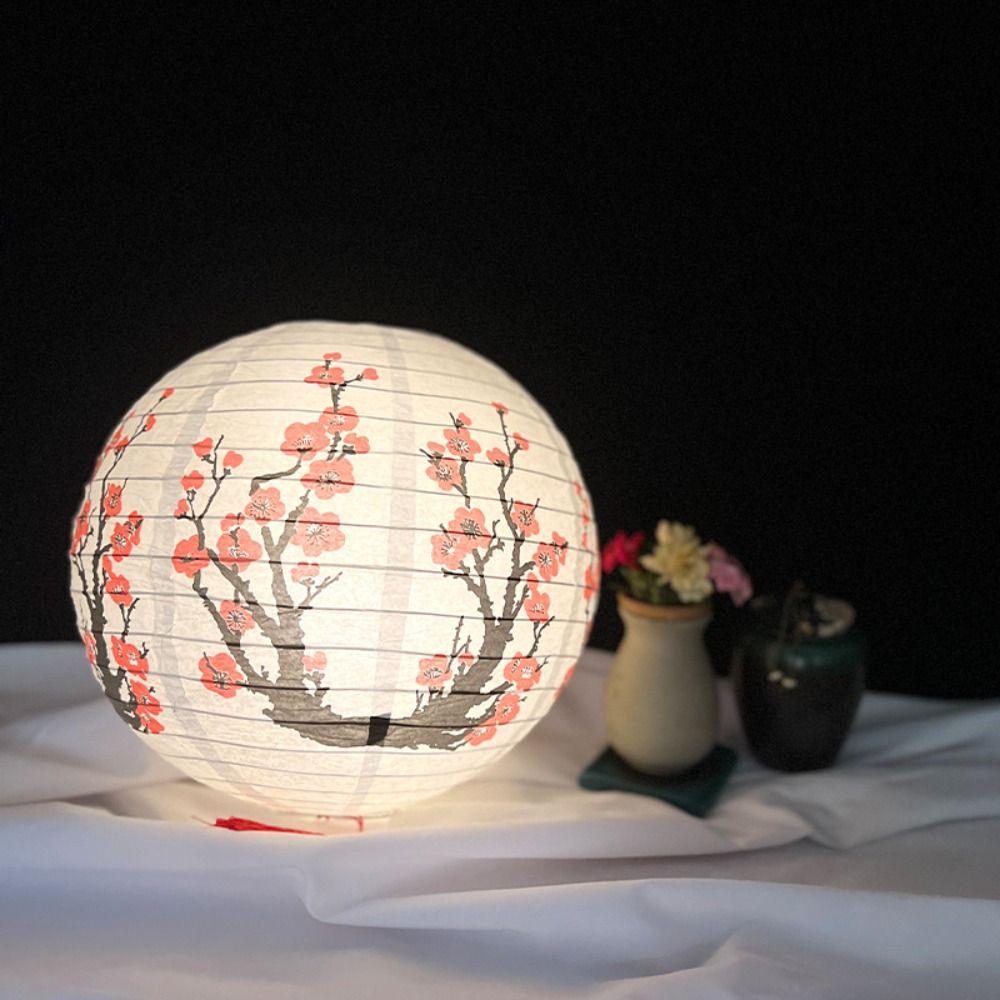 Lampshade Paper Lamp Round Hanging Lantern Ball Holiday Supplies Paper Lantern New Year