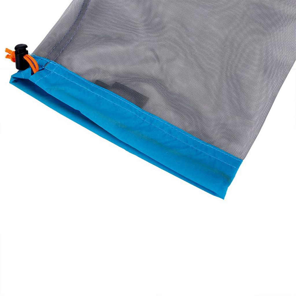 Ultralight Mesh Drawstring Sack Outdoor Travel Hiking Camping Stuff Storage Bag