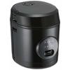 Yamazen Rice Cooker 0.5~1.5 Cups Microcomputer Type Small Single Living Mini Rice Cooker Black YJE-M150(B)