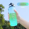1L Frosted Gradient Flip-Top Sports Water Bottle - Tritan, High Temp Resistant, Three Colors, Large Capacity, Outdoor Use
