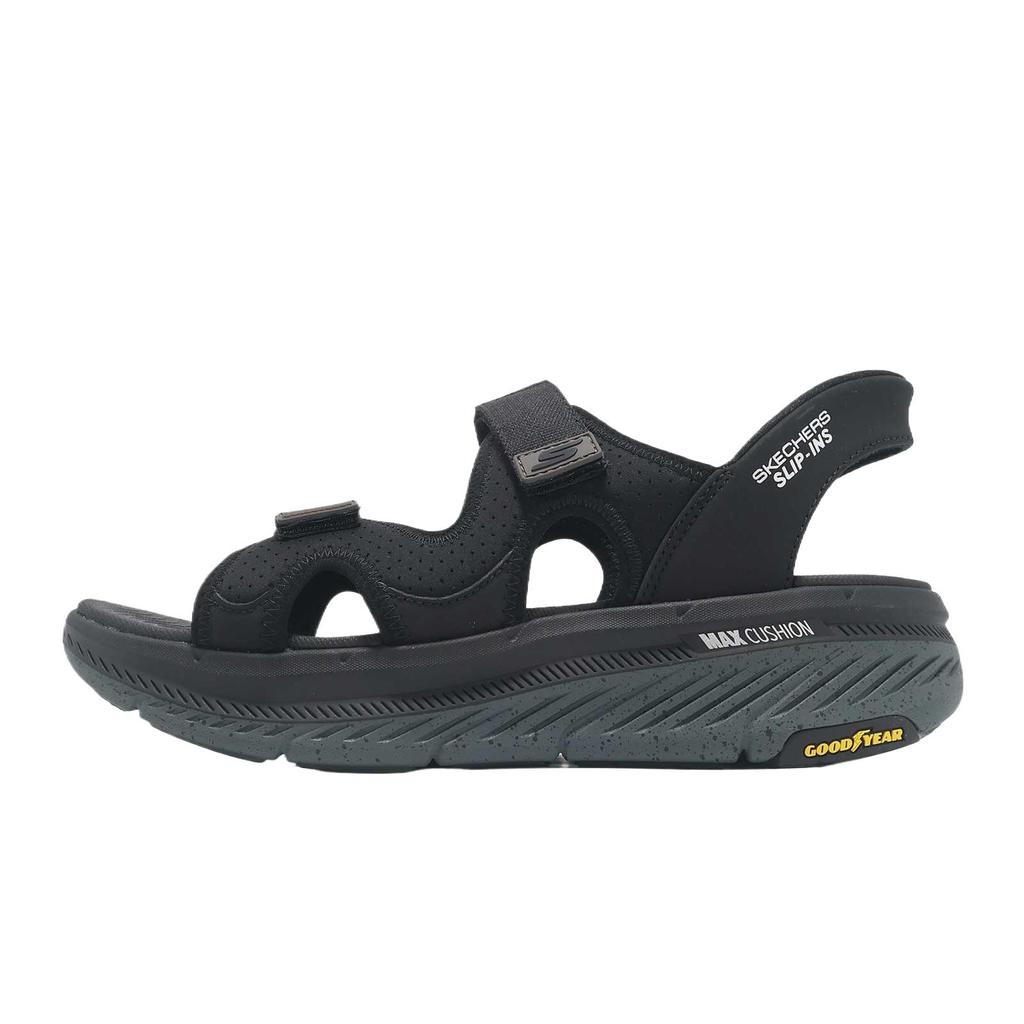 Skechers Максимальная амортизация Premier 2.0 Модные удобные шлепанцы Мужские сандалии Черный 229217BKCC