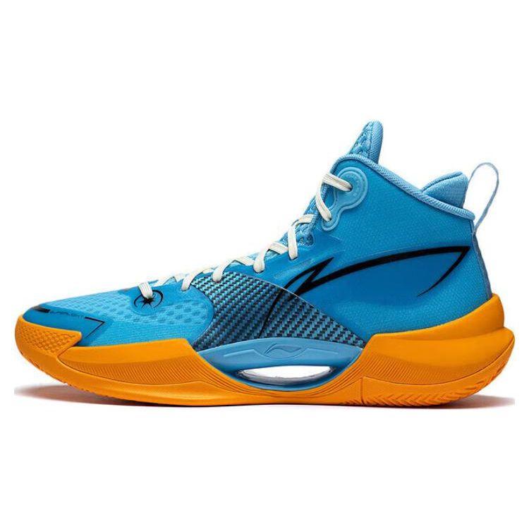 Li-Ning Lightweight Series Lightweight Resilience Fabric Shock Absorption Non-Slip Wear-Resistant Mid-Top Basketball Shoes Men Sneakers ABAS027-15