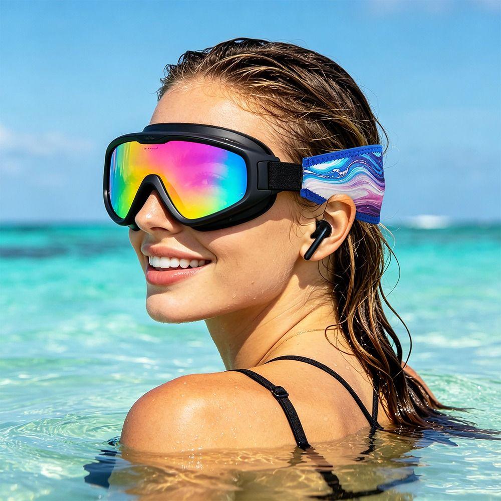 Waterproof Diving Mask Strap Anti-Slip Snorkel Mask Strap Cover Hair Protector Wrap  Water Sports