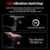 NEWBOLER Smart Bike Tail Light Bicycle Rear Lights IPX6 Waterproof Bike Lights For Night Riding With Type-C Rechargeable 7