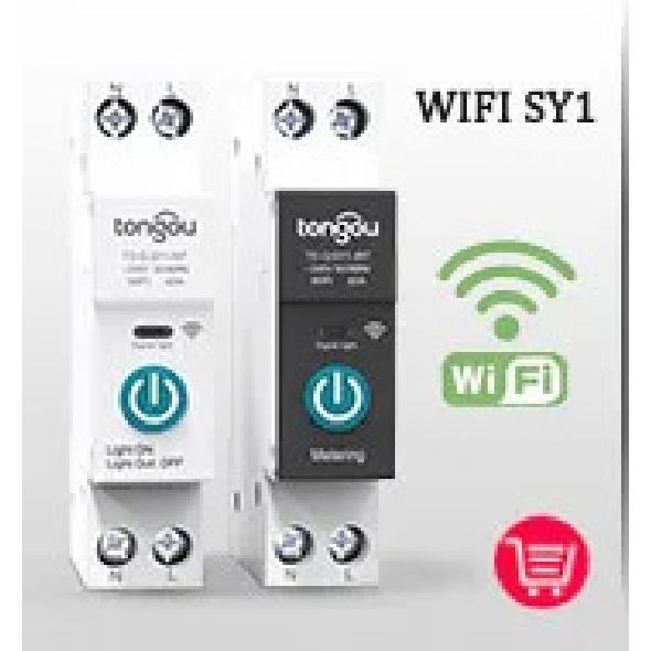 TUYA WIFI Умный автоматический выключатель счетчик электроэнергии 1P 16A DIN-рейка для Умного Дома беспроводное Дистанционное Управление Умный Переключатель через ПРИЛОЖЕНИЕ TONGOU