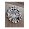 3d Piano Model Wall Clock With Mirror Plexi Turkish Numerals Silver