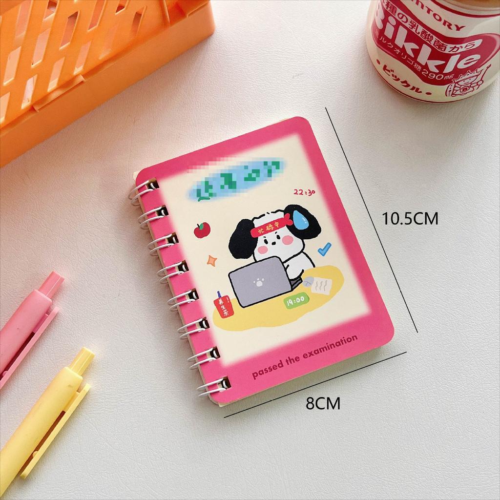 1 шт. японский милый мультяшный щенок мини-блокнот с отрывными листами студенческий портативный карманный журнал-переплет книга-планировщик блокнот детский подарок