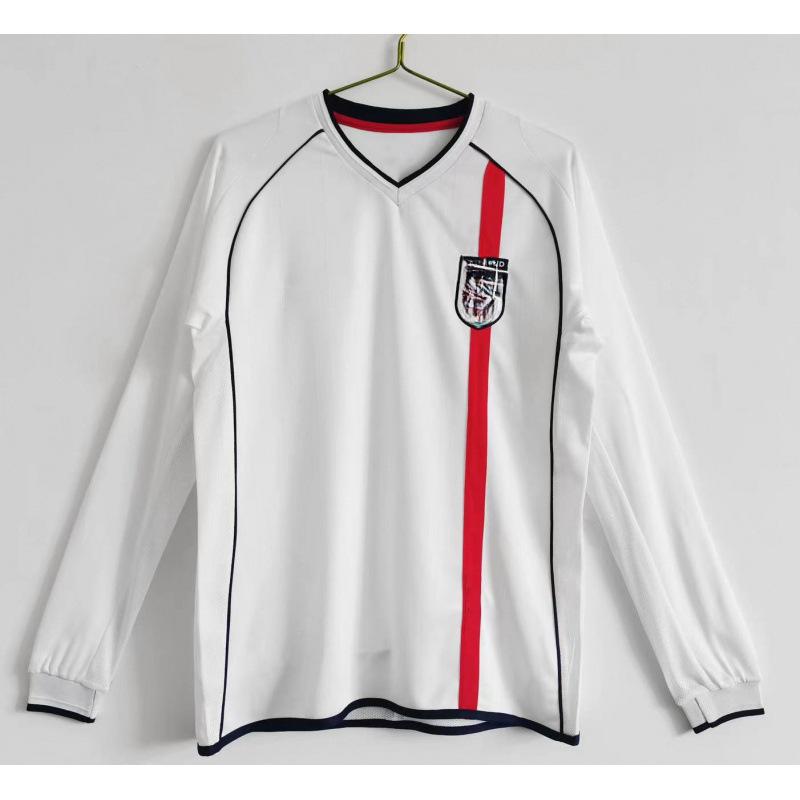 AC retro long-sleeved jersey England Paris France football jersey