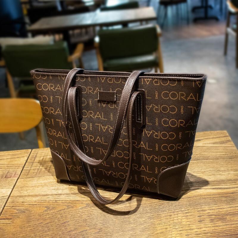 Новая универсальная модная сумка, дизайнерская простая повседневная женская сумка через плечо в стиле ретро, высококачественные сумки-тоут большой емкости