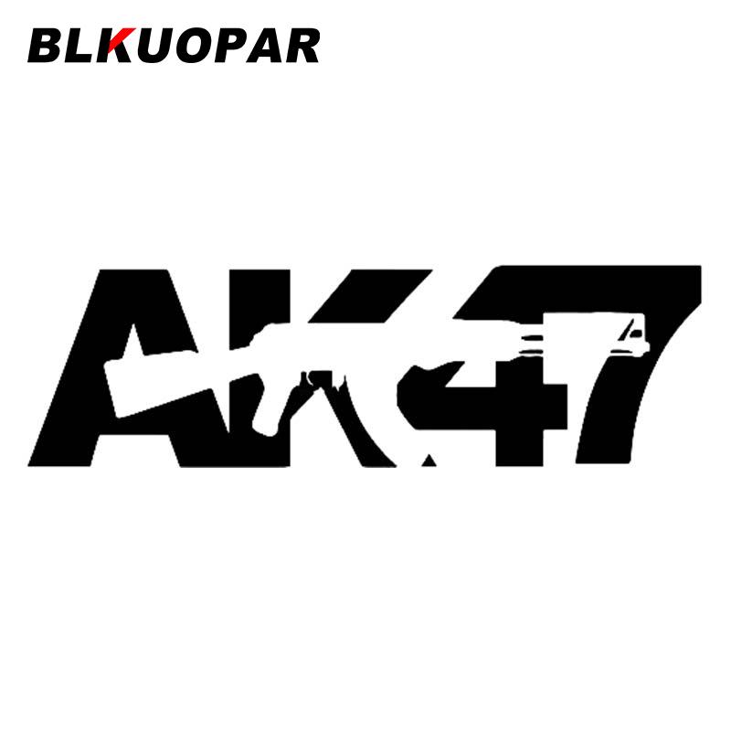 BLKUOPAR AK47 Car Sticker Waterproof Original Personalized Decal Creative Sunscreen Bumper Refrigerator Decor Car Door Protector