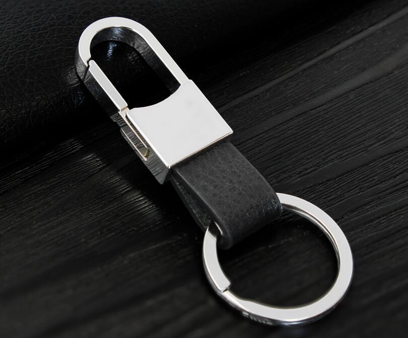 Leather Key Chain Rings Holder For Car Metal Key Chains Keyrings For Men High Quality Gift