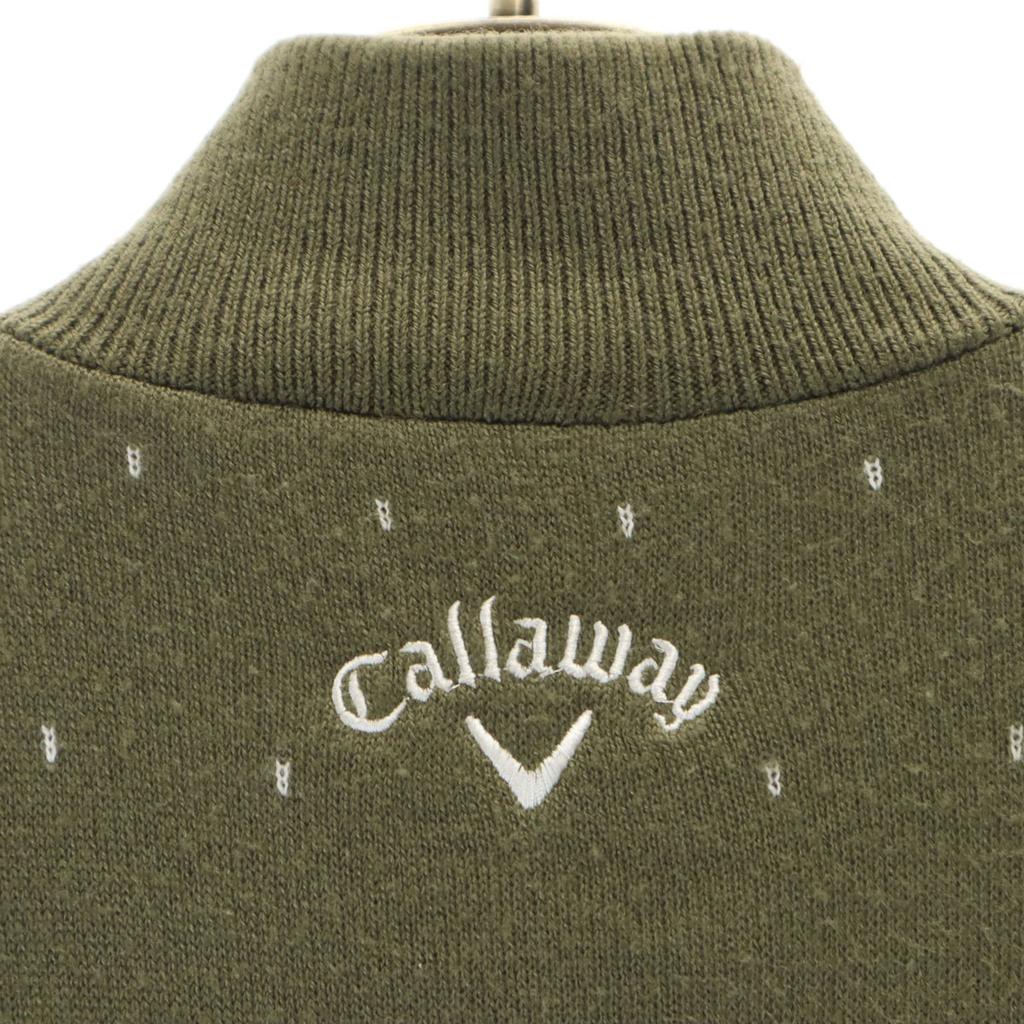 Callaway Overall handle golf Knit jacket M Olive Men's Used