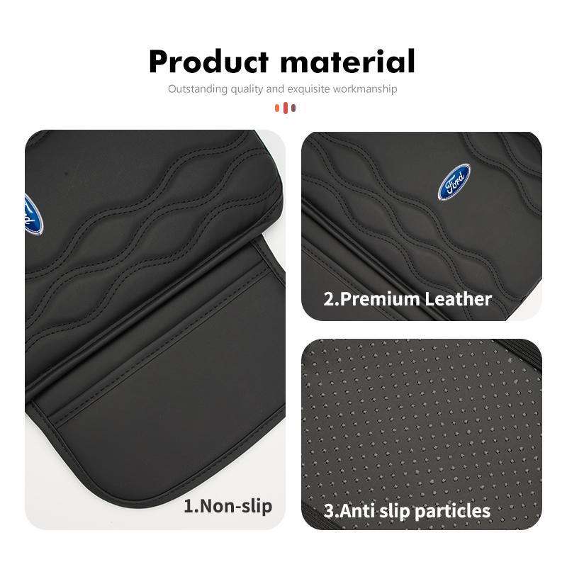 Multi-Functional Car Armrest Storage Bag Center Console Protective Pad Accessory For Ford Fiesta Ranger Mondeo Escape Ecosport