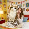 Plush Toy With Pack, Owl And Pillow, Pet Gift, Pillow Cover