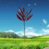 Садовая скульптура ветра высотой 35,4 дюйма с функцией поворота для использования на открытом воздухе