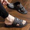 Plastic Rubber Open Toe Shoes for Men Daily Use Breathable Adult V New Summer Low Price Japanese Comfortable Casual Man Sandals