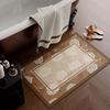 Ancient-Style Bathroom Rug Siliceous Mud For Water Absorption, Bathroom Sink Toilet Anti-Slip Foot Mat Home Decoration