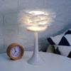 Warm Nordic Small Table Lamp, Bedroom, Bedside Romantic and Creative Feather Lamp, Small Night Lamp, Ins Girl