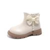 New Autumn Winter Girls Princess Boots Sweet Bowknot Children Fashion Boots Causal Versatile Elegant Kids Ankle Boots Round-toe