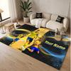 Custom Rug Cristiano Ronaldo Pattern Print Name Text Soft Non‑Slip Floor Carpet for Home Indoor Decoration