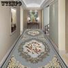 European Style Aisle Walkway Carpet Hallway Decor Area Rug Corridor Long Runner Doorway Floor Mats Non-slip