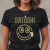 Смешная хлопковая футболка унисекс Сатоши Накамото Bitcoin - Подарок для любителя криптовалют