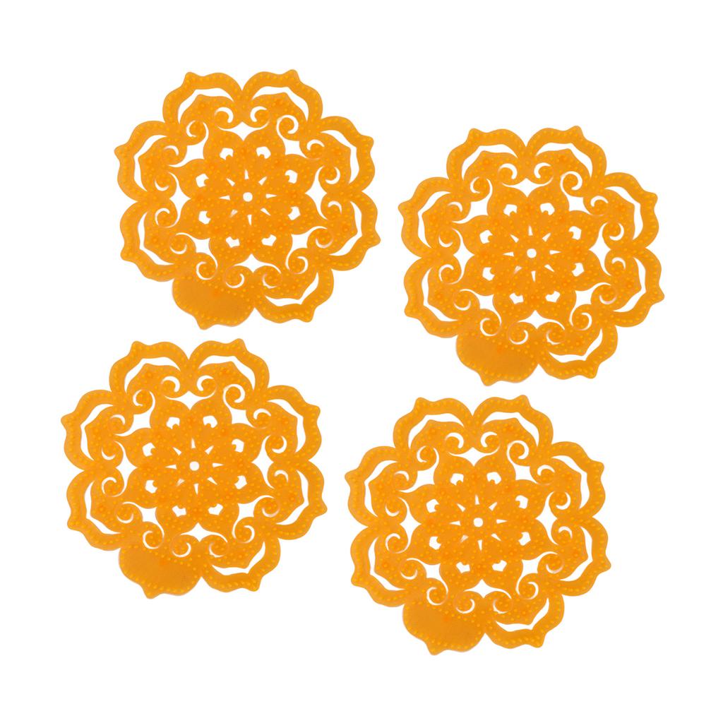 4Pcs Urinal Screen Deodorizer Anti Splash Urinal Screen Cakes for Bathroom Office School Restaurant