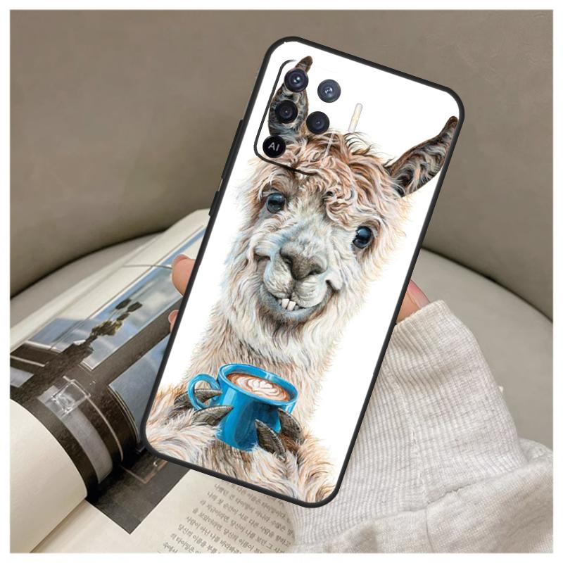 Lama Llama Alpaca Case For Oppo A80 A60 A40 A5 Pro A15 A16 A17 A57 A77 A94 A74 A54 A76 A96 A18 A38 A58 A78 A98