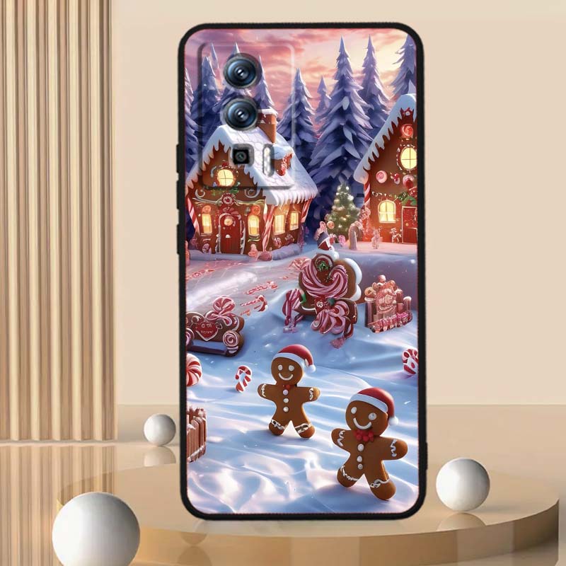 Рождественский Подарочный Дизайн Чехол для Телефона Для Xiaomi Redmi 12 13C 12C 13 10C 9T A2 9A 9C 7A Note 10S 8T 10 9 8 Pro 4G 5G Черный