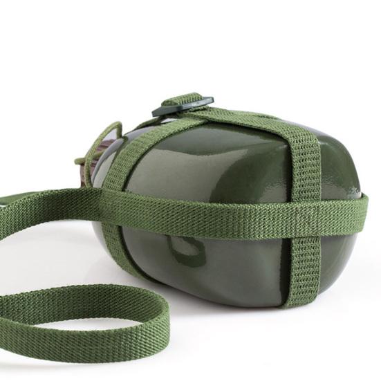 Military Water Bottle Adjustable Strap Water Container Large Capacity Canteen Kettle for Outdoor Camping Hiking Travel Fishing