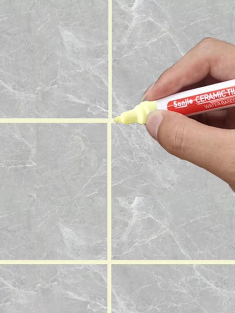 1PC Waterproof Marker Pen Wall Seam Repair Tiles Grout Markers Pens Floor Bathroom Decontamination Paint Brush Tools