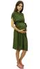 Bimba Maternity Robe Nursing Coverup With Side Shoulder Buttons Baby Shower