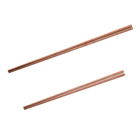 1 Pair Anti-scald Chopsticks Safe Wood Anti-slip Hot Pot Long Chop Sticks Home