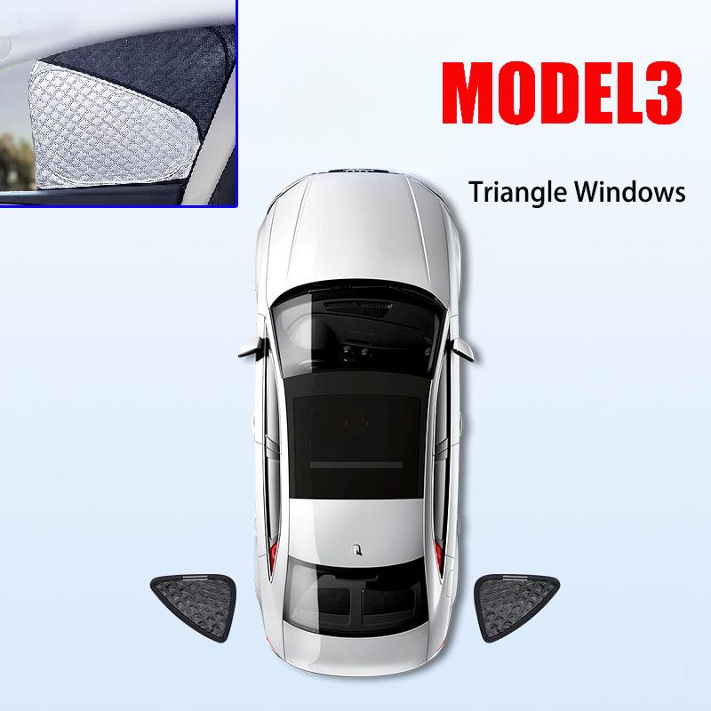 Upgrade Privacy Sunshade For Tesla Model 3 Y Juniper 2026 2025-2020 Front Side Window Sun Shade Windwhield Blind Shading Camping