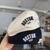 BOSTON Embroidery Peaked Cap Lightweight Sun Hat New Forward Hat  0-4Y