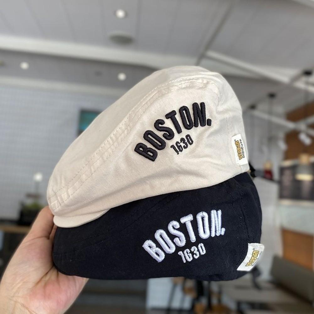 BOSTON Embroidery Peaked Cap Lightweight Sun Hat New Forward Hat 0-4Y