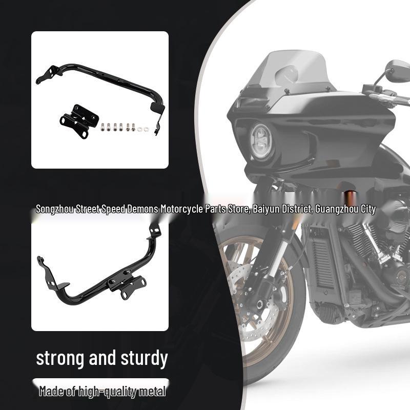 Compatible Headlight and Fairing Bracket for Harley Fat Boy, Breakout, Street Bob, Road King ST 2022-2025