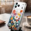 Чехол для iPhone 17 Pro Max Чехол iPhone 16 Pro Max 15 14 13 11 17E 16E Печать Белые Цветы Ударопрочный Прозрачный Мягкий ТПУ Силиконовый Чехол