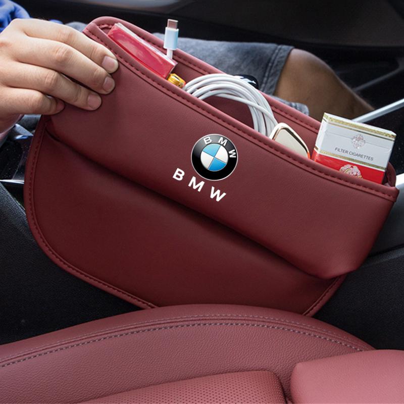 Car Seat Gap Pocket Automatic Seats Slot Box Storage Organizer For BMW M 1 2 3 4 5 7 Series X1 X3 X4 X5 X6 X7 F10 F30 E46 E60