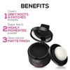 RENEE Cover-Up Hair Powder- Black, Helps Cover Grey Roots & Bald Spots Instantly, Highly Pigmented, Fuller and Denser, Long-Lasting| 4gm