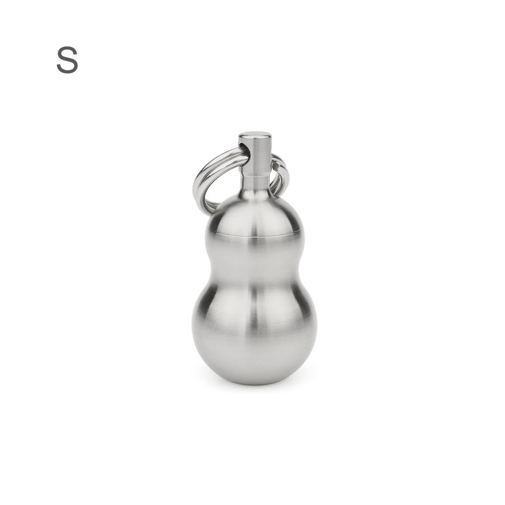 Titanium Alloy Mini Bottle Gourd Waterproof Pill Cans Portable Seal Outdoor EDC Tool Small Storage Bottle 4