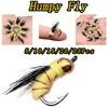 5/10/15/20/25Pcs Fishing Lure #8 Humpy Fly Flies Dry Fly Insect Bait For Trout Fishing Bait