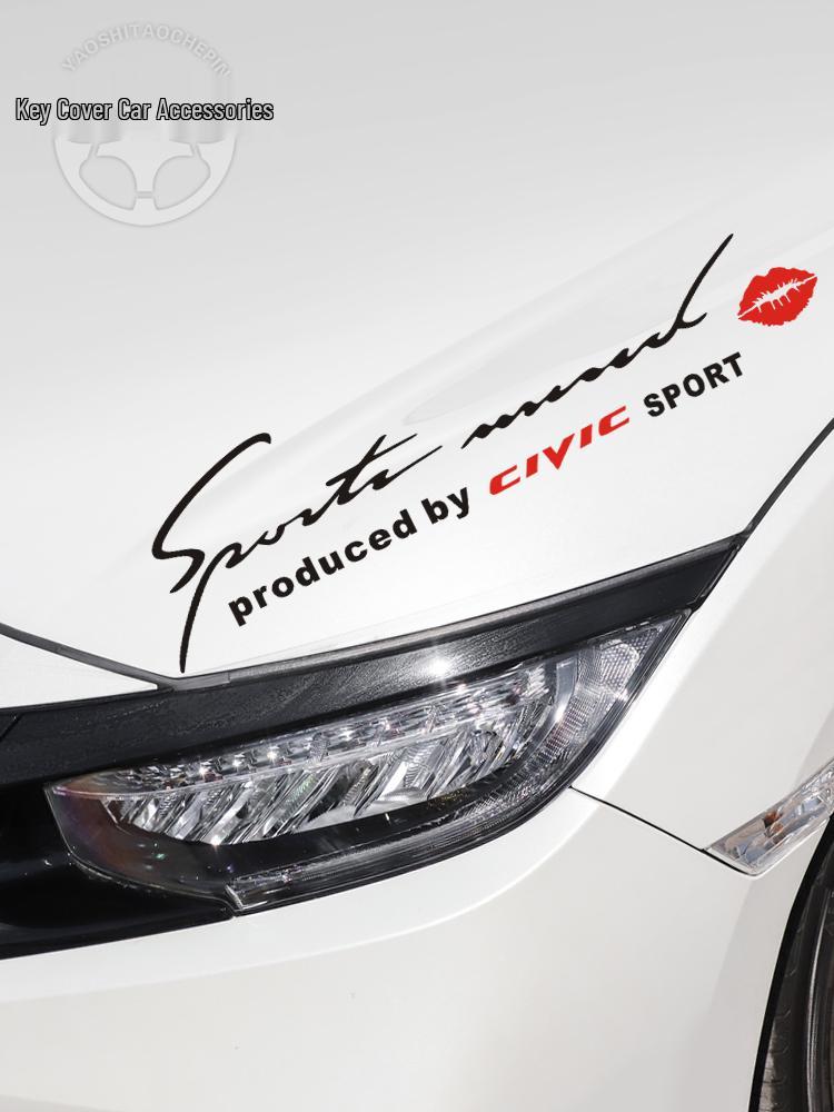 Декоративные наклейки на фары и капот Honda Civic CRV Fit Accord для кастомизации автомобиля
